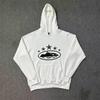 Mens Hooded Sweatshirt Jogger Pants Set Casual Streetwear Outfit Cotton Blend Long Sleeve Tracksuit Daily Wear