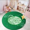 1PC round rug Cel-tic Football Club Crest Printed Round Area Rug ,Rug For Home Office, Round Chair Rug, Decorative Carpet Fan gifts Christmas gift