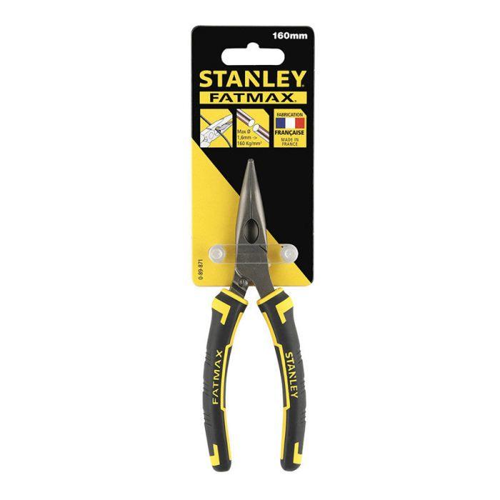 Pince à bec long coudé - STANLEY - FATMAX 160mm - Noir - Pince