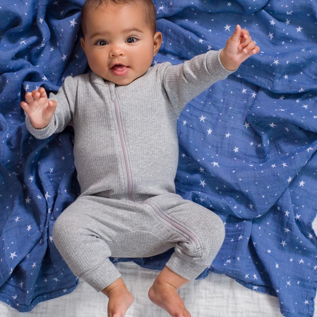 aden anais essentials Japanese Baby Newborn to 112 x 112 cm x Perfect for newborns and as a baby shower + (Official Product) Gift, Swaddles, "Time