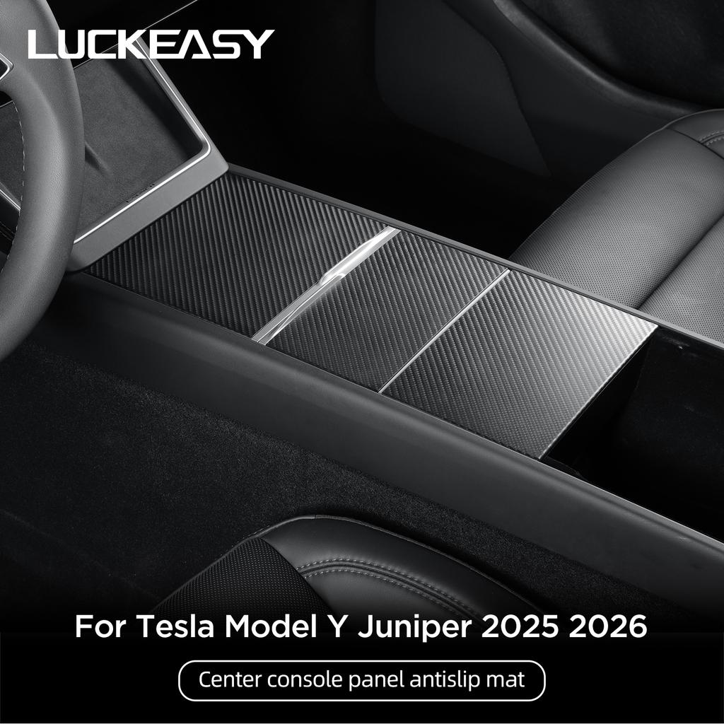 for Tesla Model Y Juniper 2026/Model 3 Highland 2026 Central Control Panel Protective Mats Accessories Console Protector Cover