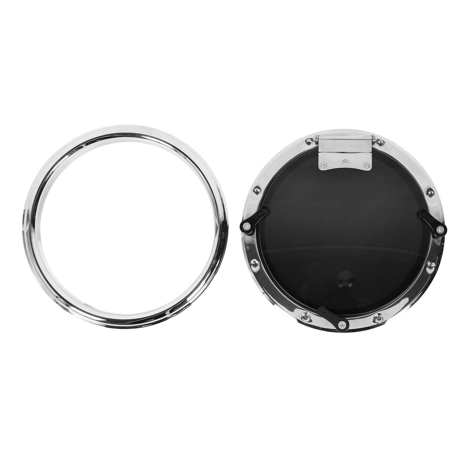 

Marine Hatch Porthole Window Construction 12 Inch Round Inward Opening Porthole Waterproof UV Resistant for Ship Yacht чёрный