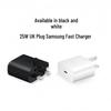 Samsung PD45W Grenzüberschreitendes Ladegerät-Set: Super schnelles 25W Kabel, US/UK/EU Steckeroptionen