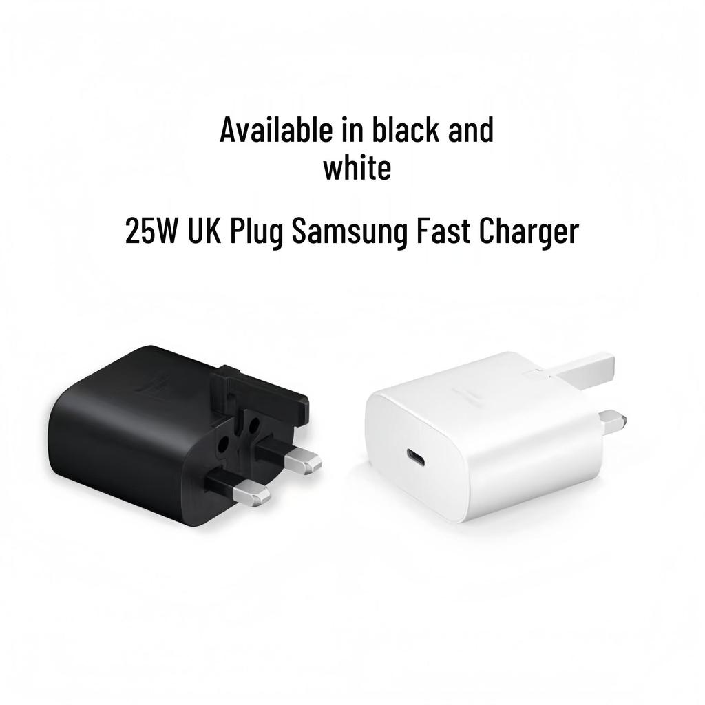 Samsung PD45W Grenzüberschreitendes Ladegerät-Set: Super schnelles 25W Kabel, US/UK/EU Steckeroptionen