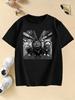 Streetwear Hip Hop Cat Cartoon Design Print T Shirts Pure Cotton Unisex and Women Tshirt Casual 2026 Summer Spring Casual Top Tee