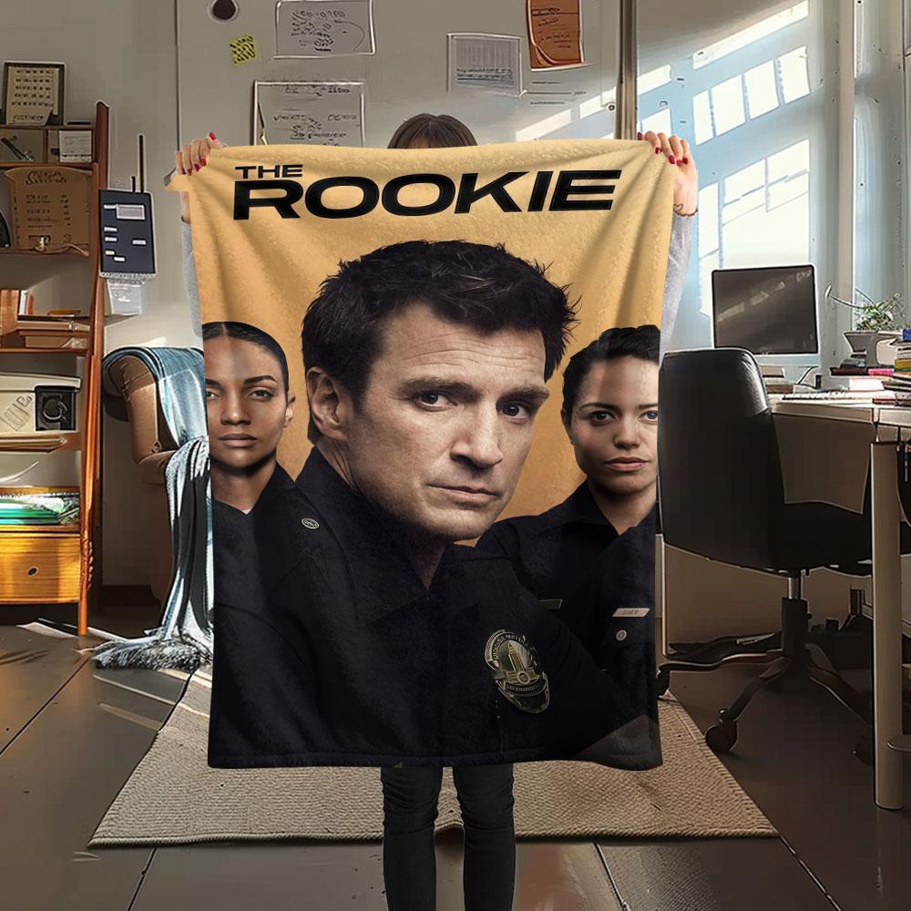 1 PZ Coperta di Flanella Fantasia THE ROOKIE Adatta a Tutte le Stagioni per Arredamento Casa Calore e Comfort Regali Regalo Festivo