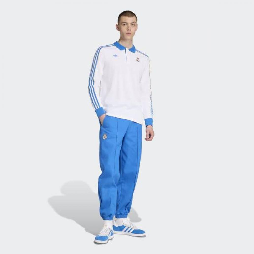 Adidas Real Madrid Terrace Icon Long Sleeve Polo