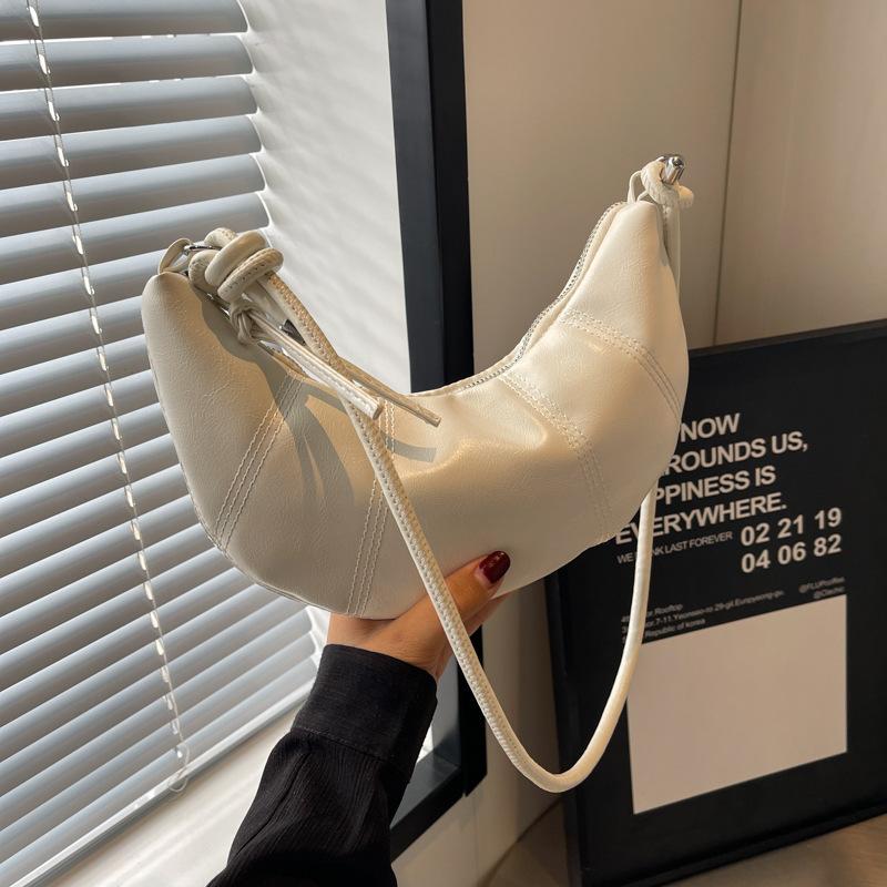 Casual Dumpling Bag Oblique Span Bag Women's Fashion 2025 New Korean Version Student Large-capacity Shoulder Armpit Bag