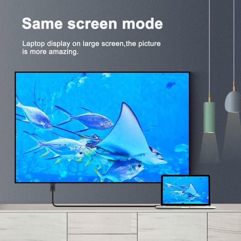 USB3.1 Type C Male To VGA Male Adapter Cable 31inch, FullHD Video Support for Desktop and Projectors