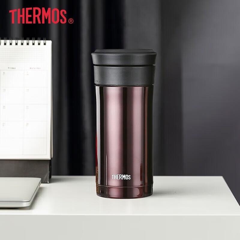 THERMOS TCMK-350 Stainless Steel Insulated Tea Mug with Filter, 350ml