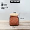 Modern Colored Transparent Glass Sealed Jar Home Coffee Beans Tea Kitchen Grains Dry Goods Storage Bottle Food Storage Container
