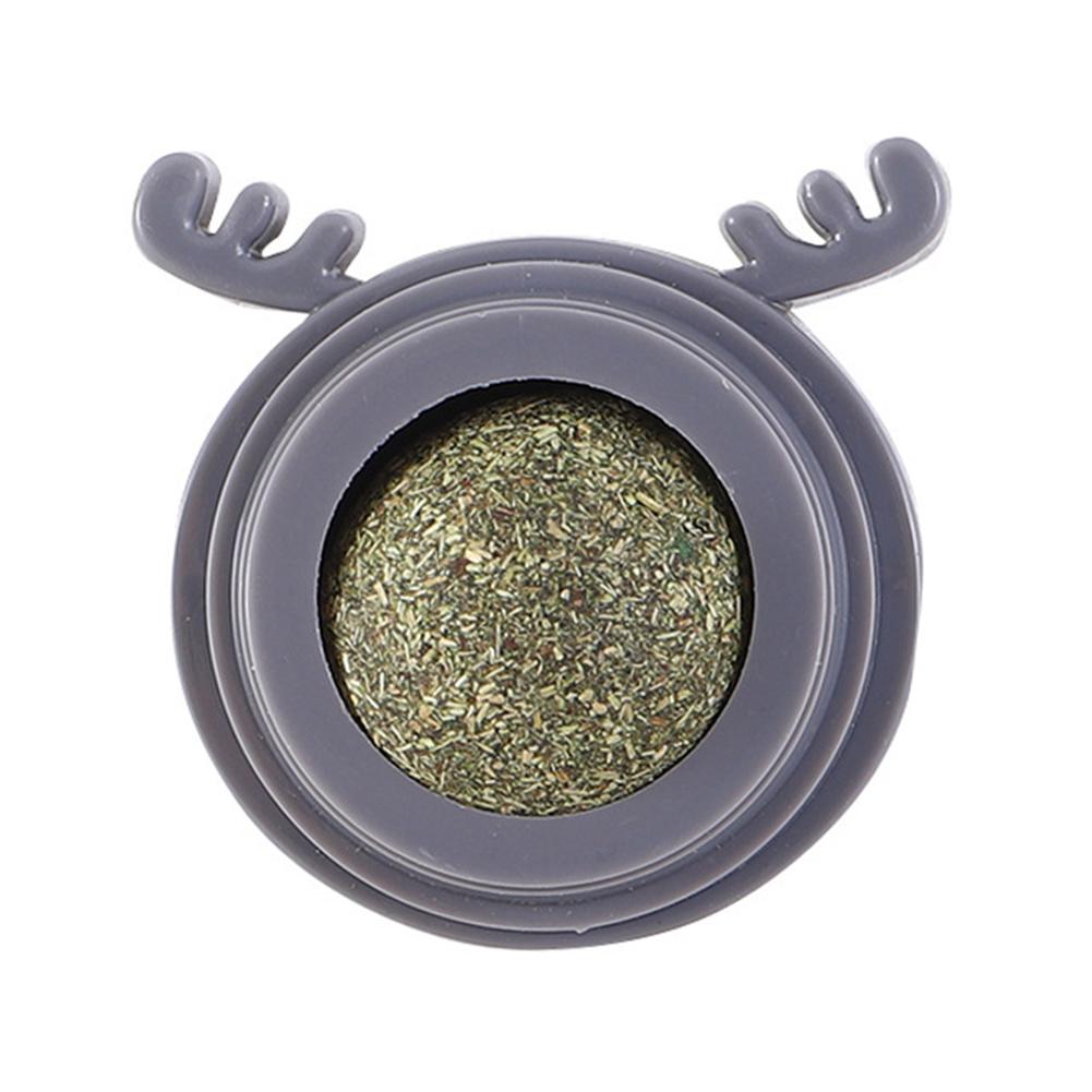 Deer Head Shape Catnip Ball Natural Safe Plastic Replaceable Pet Health Supplies