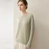 Lekasha Women's 100% Pure Cashmere Loose Long Sleeve Pullover Sweater - Solid Color for Autumn & Winter