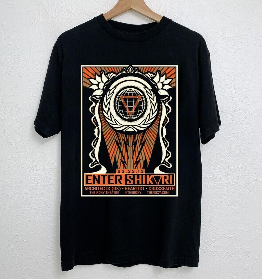 Rare Enter Shikari Band Gift For Fan Black Size S-5XL Shirt AM170