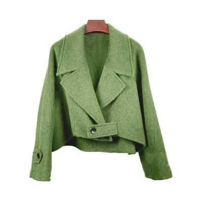 Tweed Double-sided New Long-sleeved Korean Loose Autumn Winter Short Women's Suit Wool Blazer
