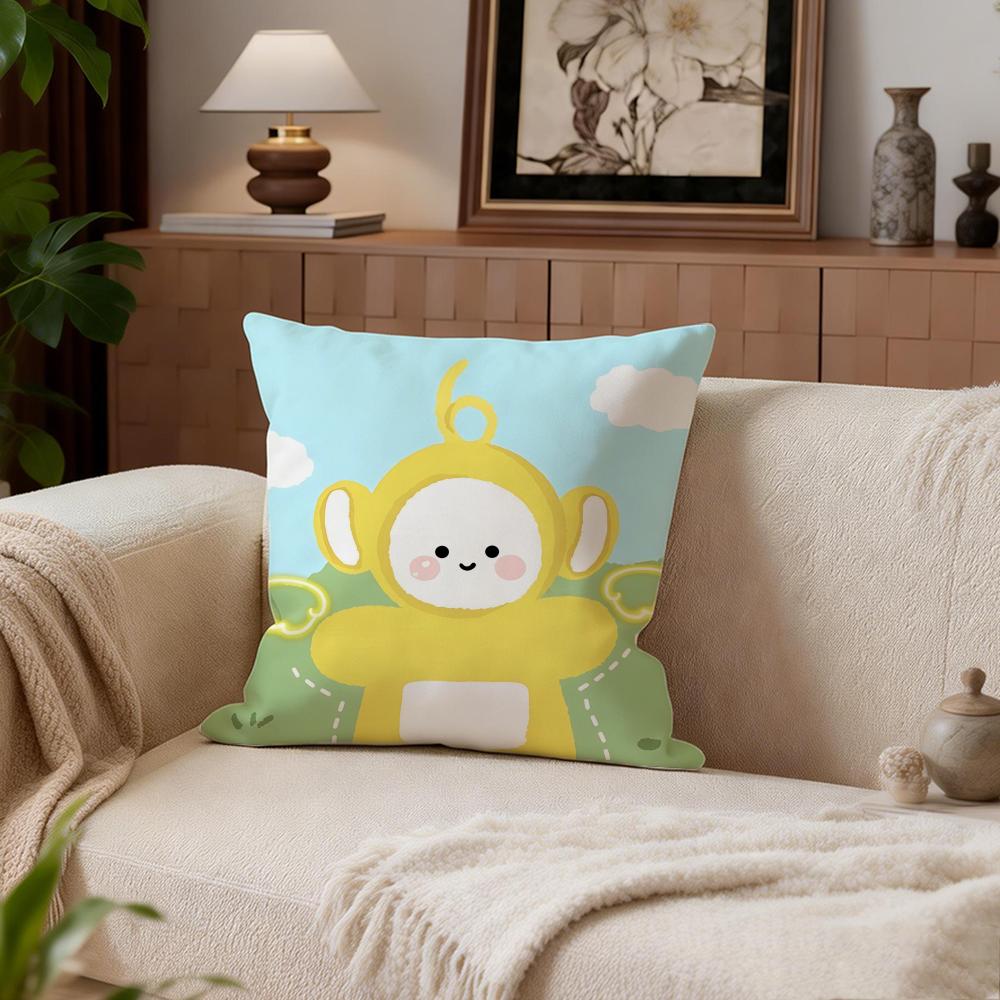 

Kids Teletubbies Cushion Cover Cushion Cover Set 4Pcs 50x50 45x45 40x40 Pillowcase Decorative Sofa Home Decor 30X30cm