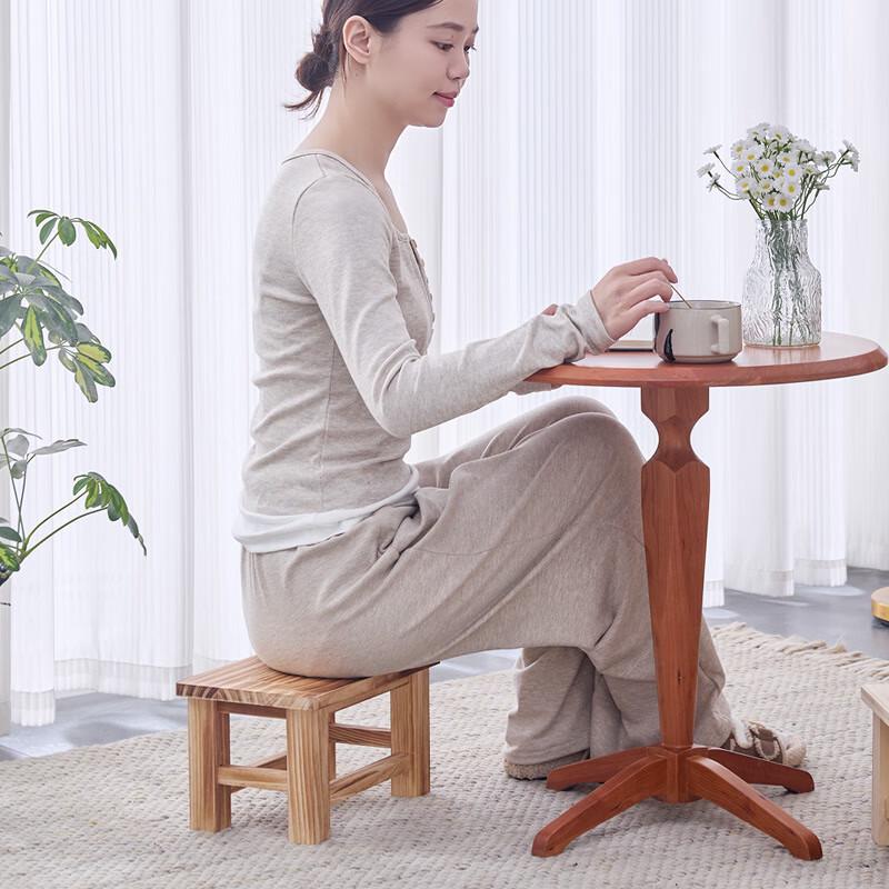 Solid Pine Rectangular Multi-purpose Stool