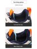 Bobodou Boys' Winter Sports Shoes - Velvet-Lined, Non-Slip Leather for Medium & Large Kids