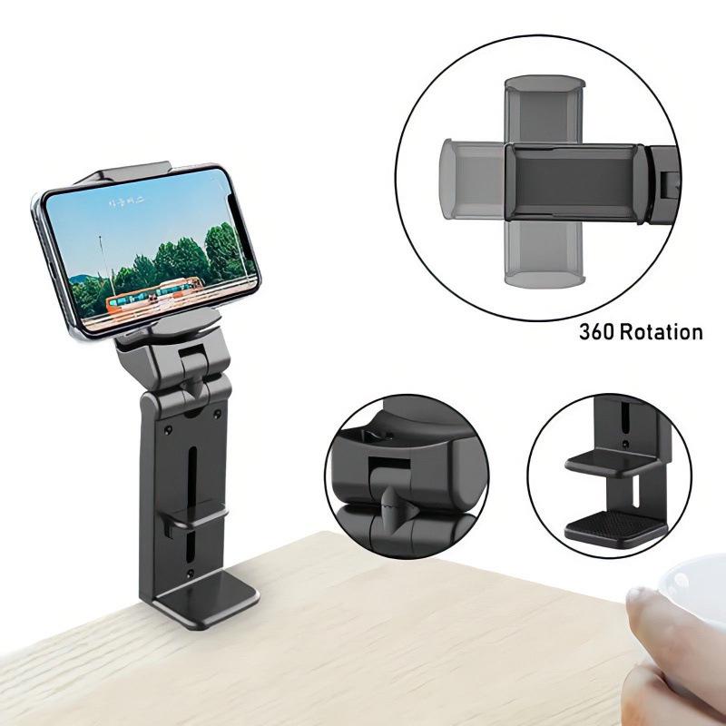 Universal Folding Phone Holder for Travel & Live Streaming