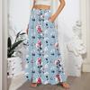 Gonne Maxi A Line da Donna Fluide Svasate con Orlo a Balze Vita Elastica Eleganti a Strati Boho Lunghe