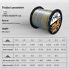 Premium Japanese 24-Strand Raw Silk PE Line for Anchoring Black Bass - Thunder Strong, Wear and Bite Resistant, Ideal for Long Cast Sea Fishing.
