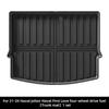 For Great Wall Haval Jolion 2021-2024 Car Trunk Mat TPE Rear Seat Backrest Anti-Scratch Mats All Weather Cargo Liner Floor Mats