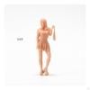 Miniature Female Figure Ready To Paint Unpainted Blank Model for Hobby