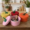 Large Capacity Cotton Rope Storage Basket Decorative Stationery Storage Box  Bedroom