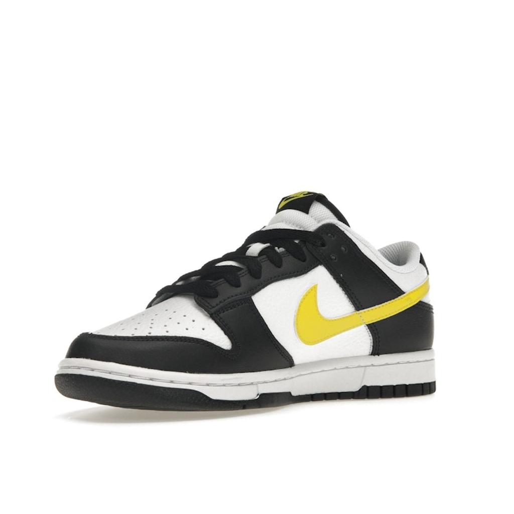 Nike Dunk Low Czarne Opti Żółte Męskie Sneakersy Białe FQ2431-001