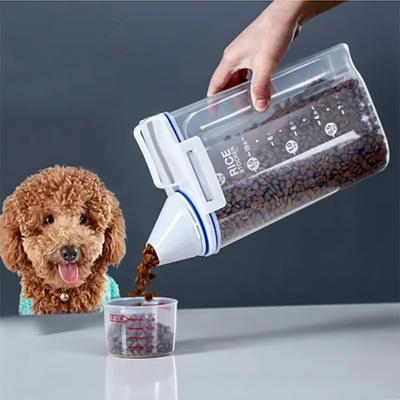 Premium Pet Food Storage Container with Airtight Seal - Durable, Large Capacity, Easy Clean & Stylish Design for Dogs & Cats