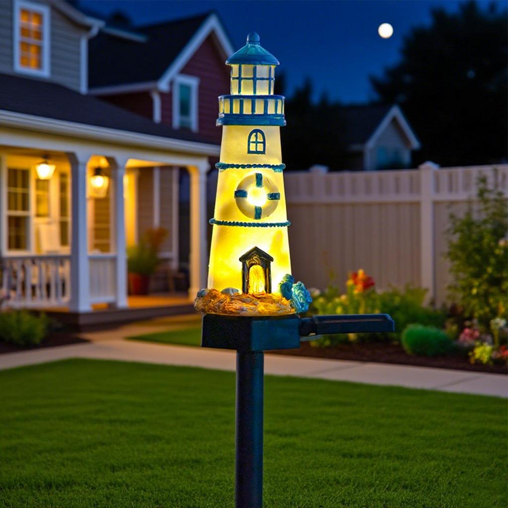 Solar Lights Outdoor Decorative Watchtower Design Pathway Lamp Waterproof Lighted Decoration For Yard Backyard Porch Gazebo Pool