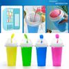 Schnellgefrorene Smoothie-Becher, Slushy-Eismaschine, Milchshake-Kühlbecher, Silikon-Squeeze-Slushy-Becher, DIY, selbstgemachte Gefriergetränke