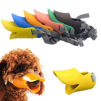 Adjustable Pet Dog Muzzles Silicone Puppy Mouth Muzzle Anti Barking Biting Muzzle Pet Training Supplies