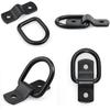 D Ring Tie Down Anchor 1/4" Heavy Duty Trailer Anchor Lashing Rings 2400 Lbs Capacity Trailers Trucks Bed Anchors Bracket Hooks Kit For