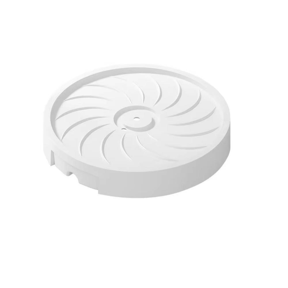 

High Load Bearing Rolling Flower Pot Tray Round Flower Pot Mover Durable Plant Roller Base Patio White 25cm