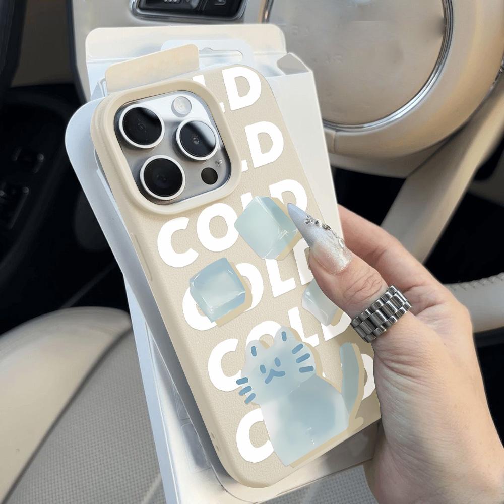 Love Heart Phone Case For iPhone 13 Case iPhone 16 Pro 11 12 14 15 Pro Max 16 Plus Leather Texture Shockproof Soft Cover Funda