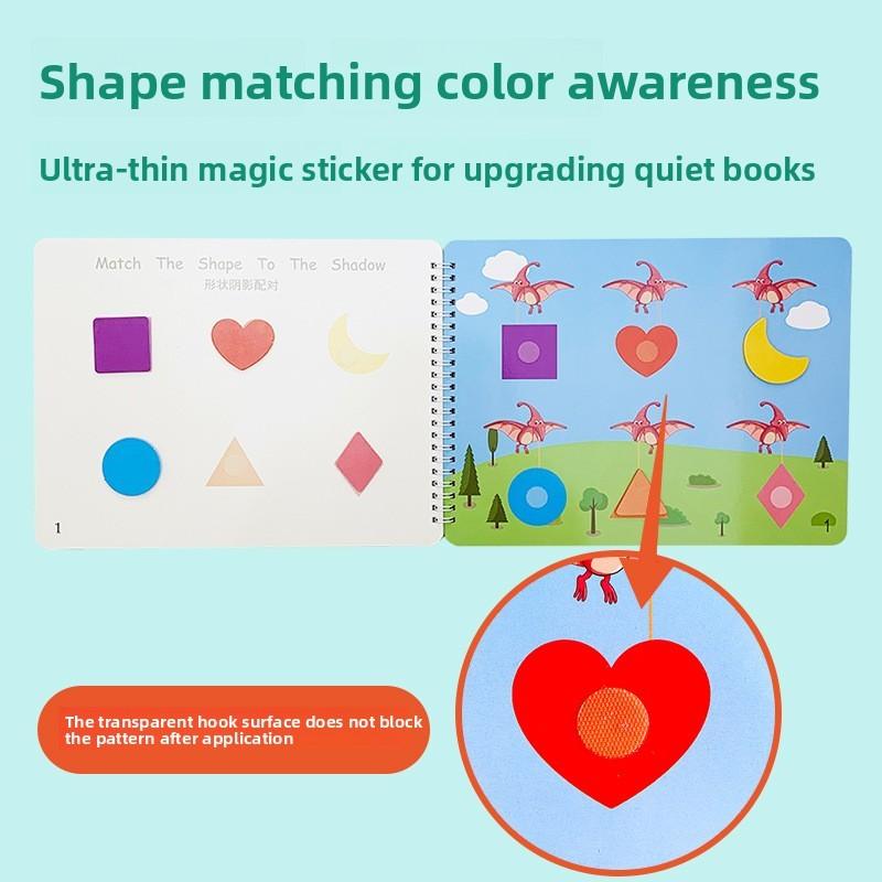 Dinosaur Quiet Book For Toddlers Diy Creative Sticker Educational Toy Gift