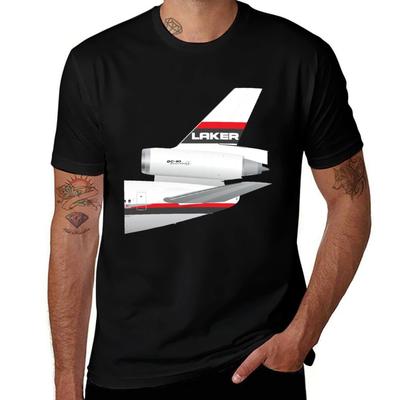 Wings In Uniform Dc10 Laker Airways 70s Tshirt Big And Tall Short Sleeve Tee