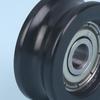 4X19X8.5Mm Pom Delrin Plastic U Groove Roller Guide Wheel 624 Bearing Pulley R3Mm Track Delrin Wrapped Pulley