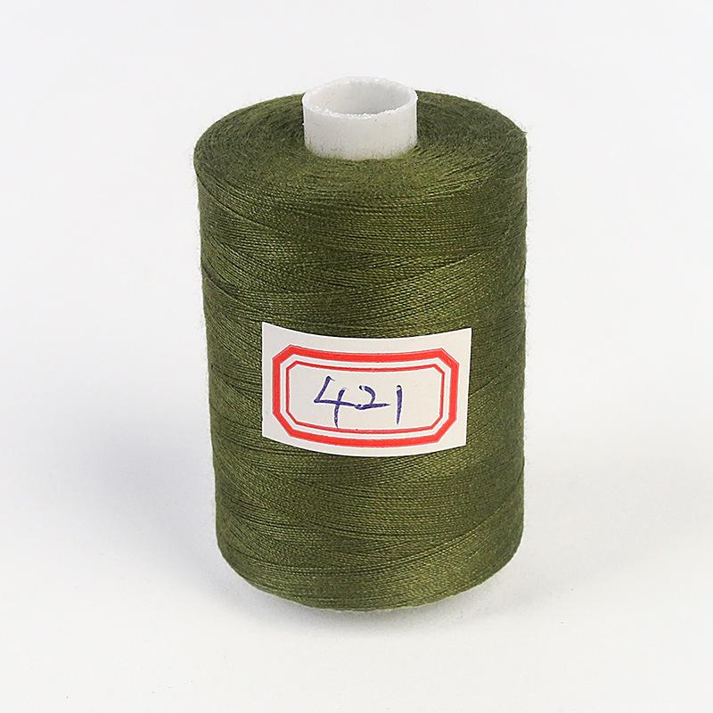 Hilo de Coser de Poliéster de Alta Velocidad 402 - 1000 Yardas, Colores Arcoíris, Ideal para Proyectos de Costura Casera y a Mano