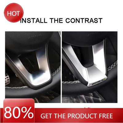 New 80% Car Steering Wheel Badge Sticker Interior Emblem Decoration For Mercedes Benz AMG W203 W206 W220 W205 W211 W212 W201 W2
