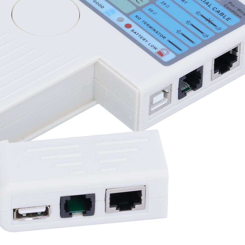 Coaxial Cable Tester MultiFunction 4in1 Network Tool RJ11/RJ45/USB BNC MultiTester