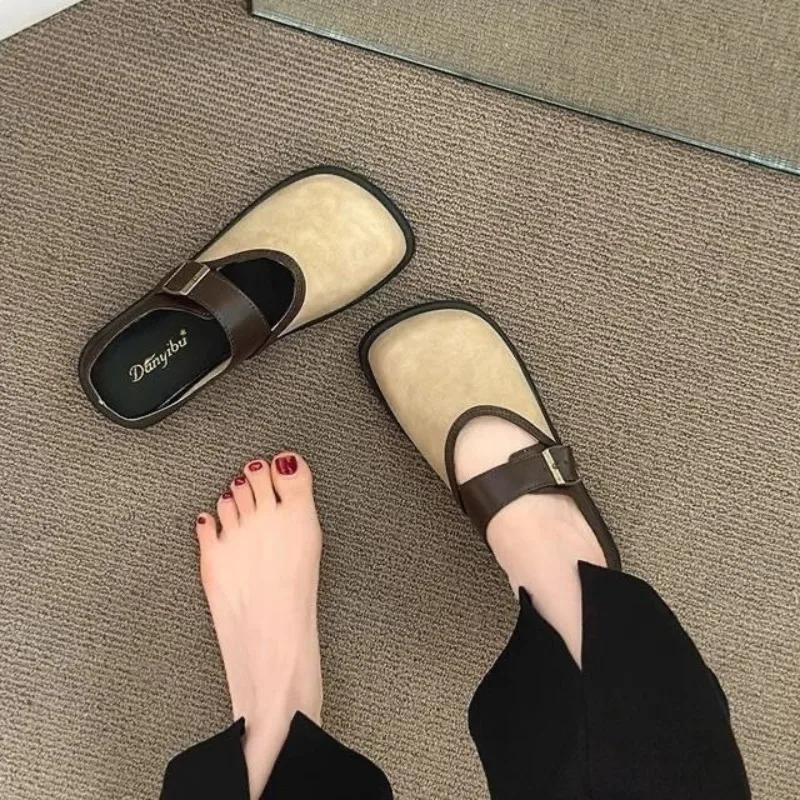 Fashion Outside Thick Shoes Low Price Clappers Small Size Women's Slippers and Ladies Sandals Chic Elegant On Sale Offer Casual Slides