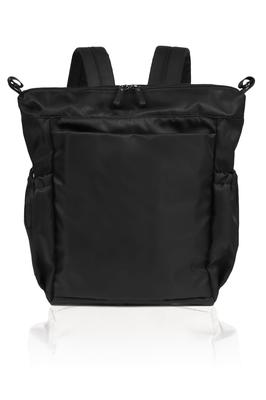 LASIEM [2-Wege-Tragetasche] Muttertasche, Mutterrucksack, Großes Fassungsvermögen, Rückentasche, Wasserabweisend, Leicht, mit Tragegurt, Schwarz