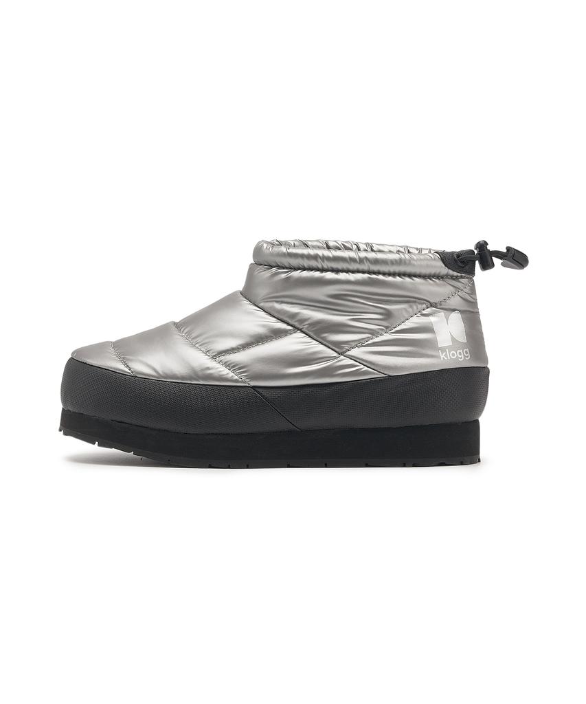 Klogg Puffy Mini - Metallic Silver