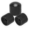 3Pcs Guitar Control Knob Volume Tone Fit Top Set Kit Instrument Accessory ReplacementBlack