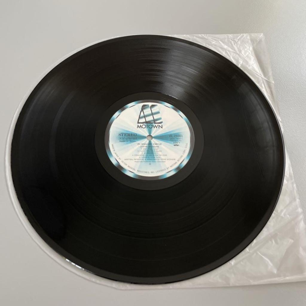 [USED] STEVIE WONDER Japanese LP with Obi IN SQUARE CIRCLE