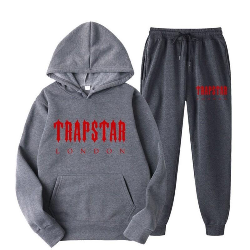Mens Womens Casual Hooded Fleece-Lined Sweatshirt Set Lightweight Streetwear Outfit