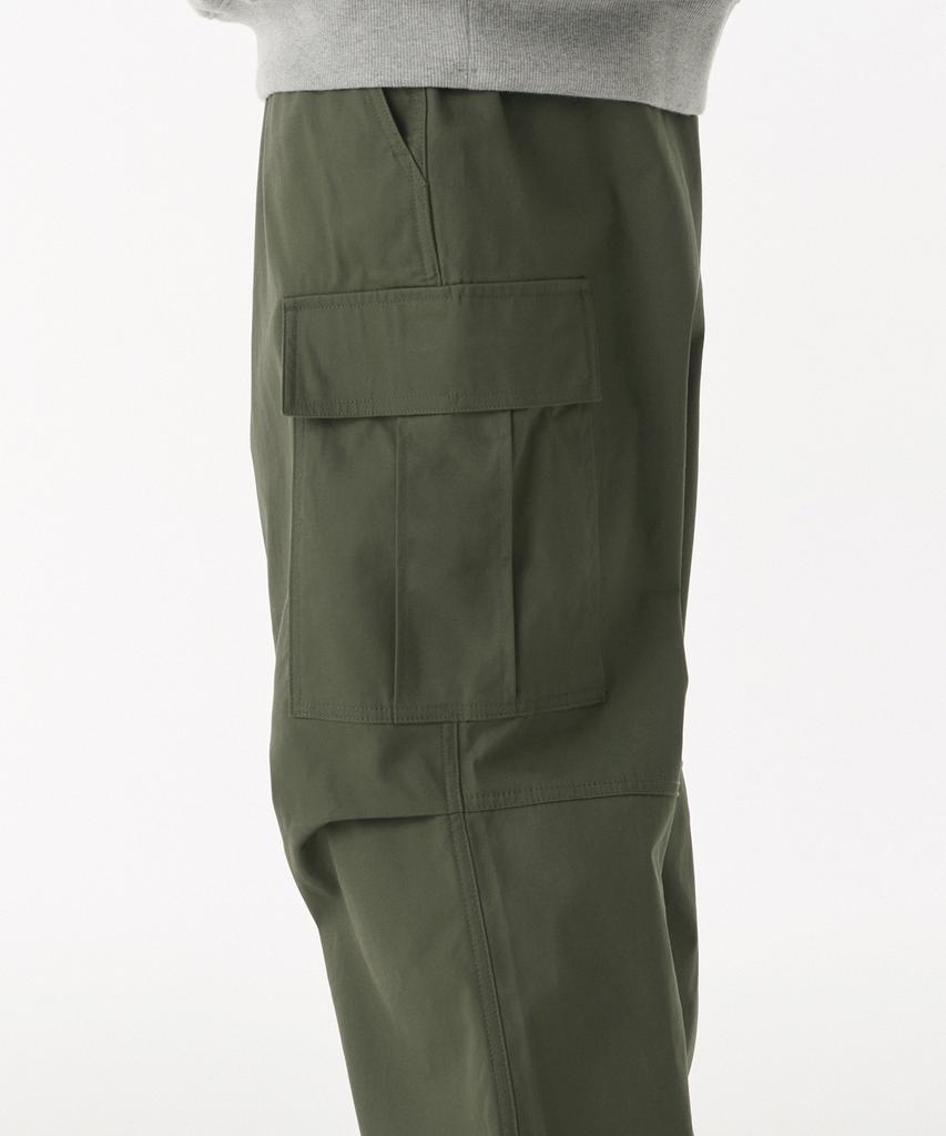 MUSINSA STANDARD Cotton Wide Side Zipper Cargo Pants [Khaki]
