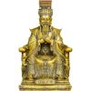 Messing Kaiser Jade Feng Shui Statue – Chinesische Spirituelle & Wohlstands Figur für Eingangsbereich, Home Office Schreibtisch oder Regal Dekor, Meditationsraum, Geschenk
